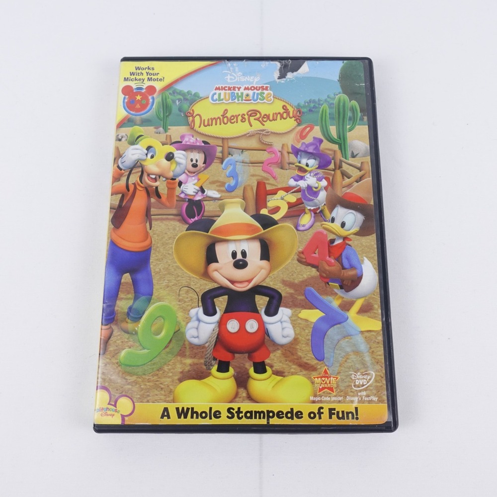 Mickey's Numbers Roundup (DVD) Disney Mickey Mouse Clubhouse Tested